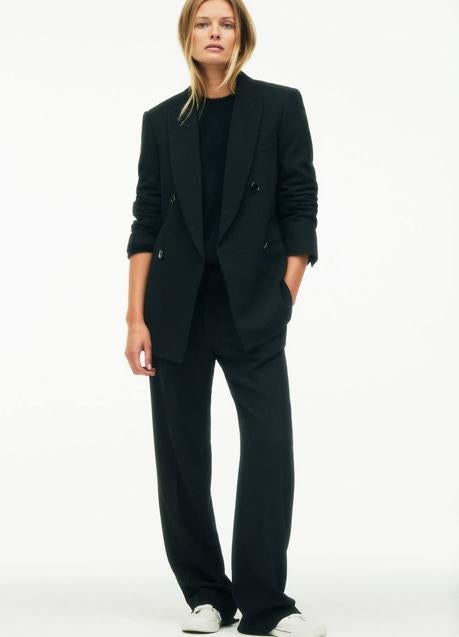 Imagen - Pantalones de traje con lana negros