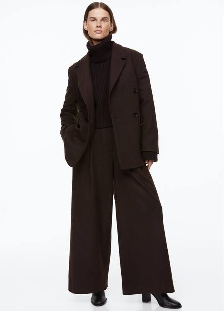 Imagen - Pantalones anchos de traje con lana