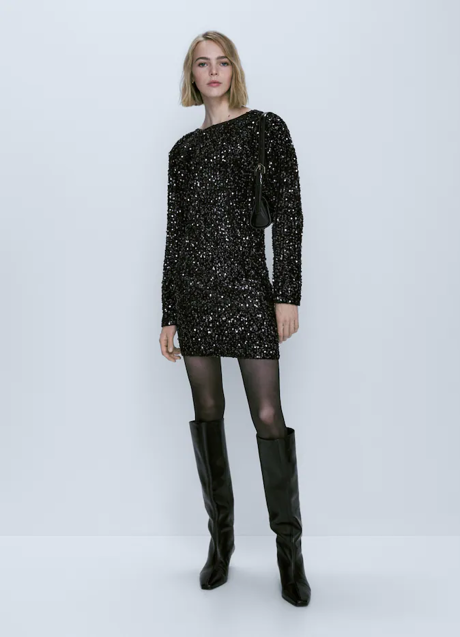 Imagen - Vestido corto de lentejuelas, 129€.