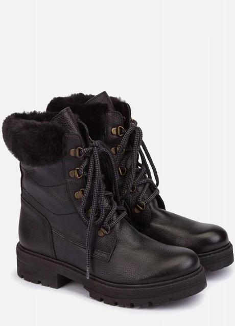 Imagen - Botas militares con forro efecto pelo