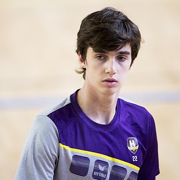 Pablo Urdangarín en un partido de balonmano.