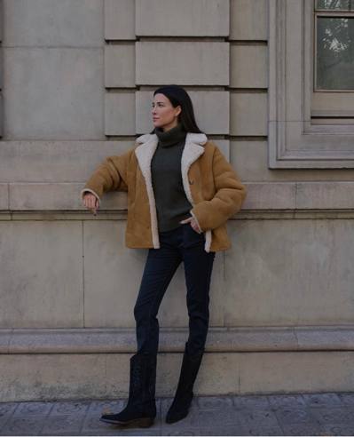 Imagen - Paula Nata con una pelliza de Ba&sh.