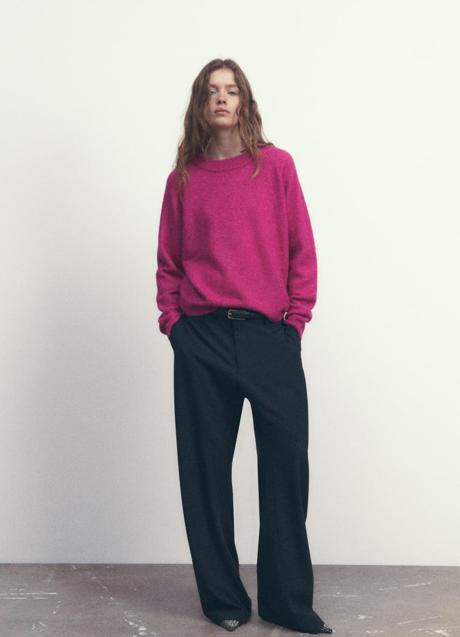 Imagen - Jersey de lana rizada de Zara, 29,95€.