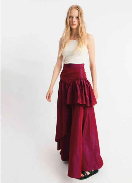 Imagen - Falda larga con volumen asimétrico de Miguel Marinero, c.p.v.