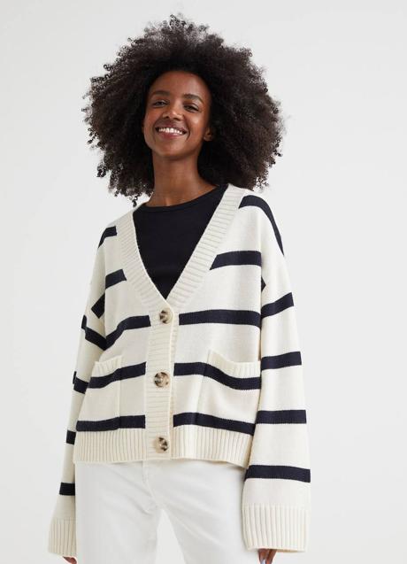 Imagen - Chaqueta de punto con estampado a rayas