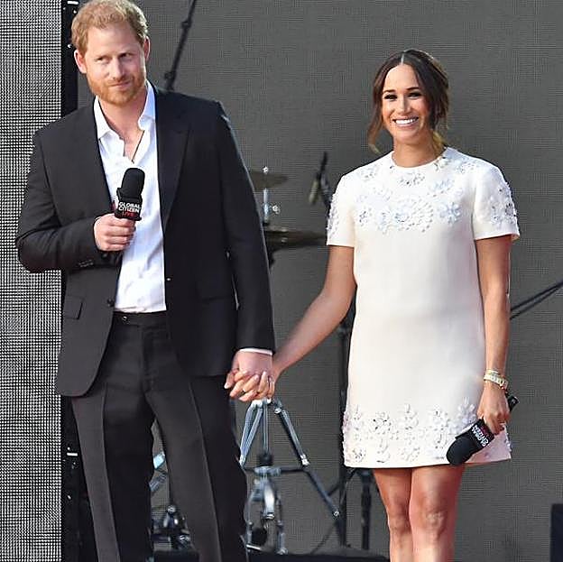 Meghan Markle y el príncipe Harry.