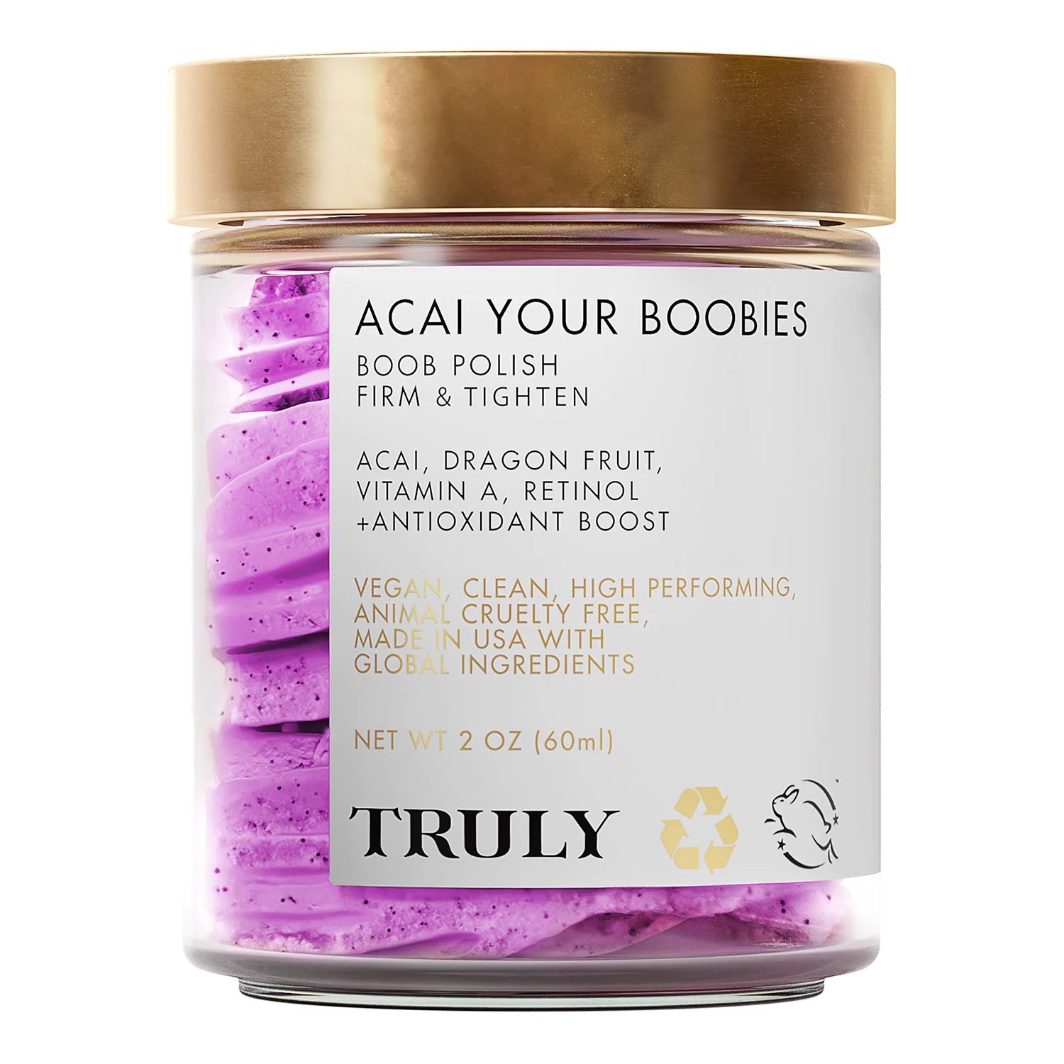 Crema para el cuello y escote Acai Your Boobies Polish de Truly.