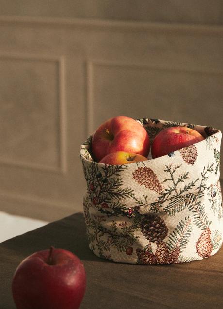 Imagen - Cesta Jacquard Navidad Zara Home