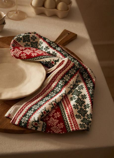 Imagen - Paño con Estampado de Jersey Zara Home