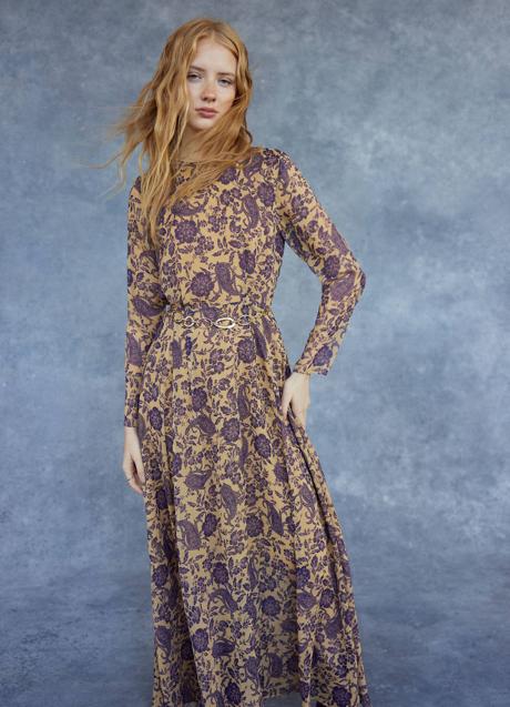 Imagen - Vestido largo con estampado paisley