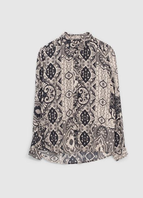 Imagen - Camisa Crepé Viscosa Estampado Fular Mujer de IKKS, 116€.