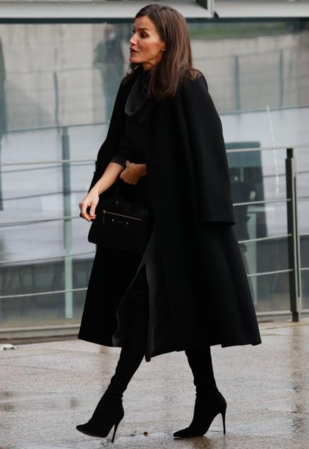 Imagen - La reina Letizia con botas negras. / GTRES