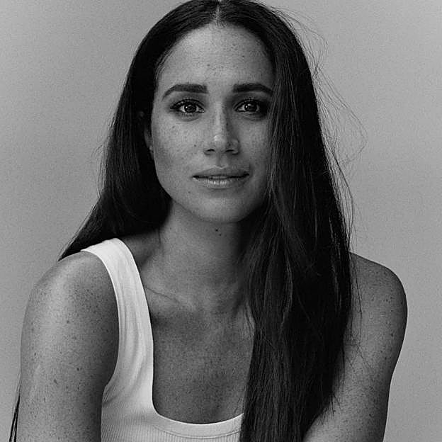 Meghan Markle, en una fotografía de promoción de su podcast, XXXX. 