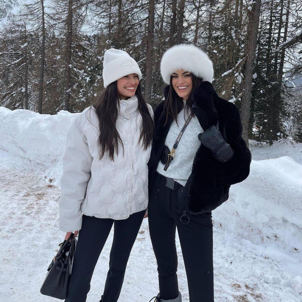 Las influencers llevan pantalones térmicos versátiles