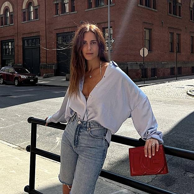 Gala González con su melena al viento. 