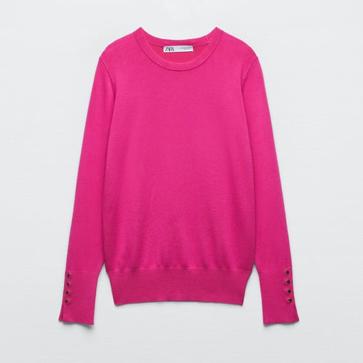 Imagen secundaria 1 - El abrigo, el jersey y el pantalón de Zara.