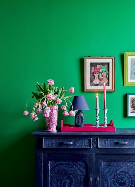 Imagen - Bandeja de decoración en Magenta/@anniesloanhome