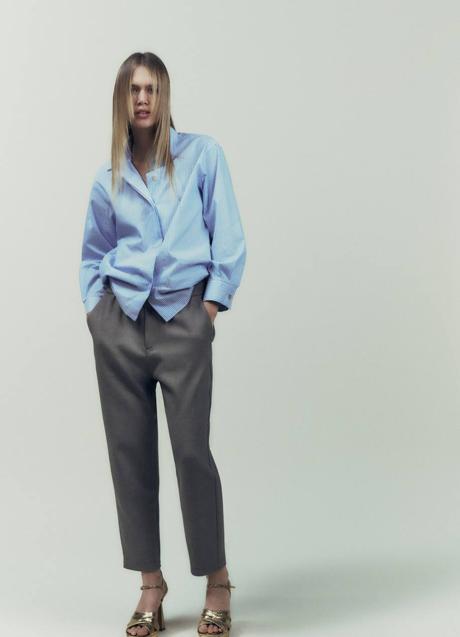 Imagen - Pantalón paperbag con cintura elástica