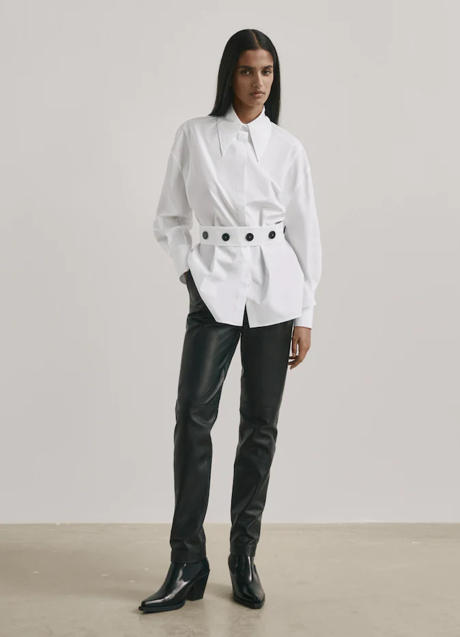 Imagen - Camisa popelín con cinturón, 89,95€.