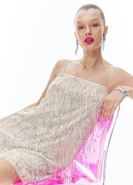 Imagen - Vestido corto con flecos