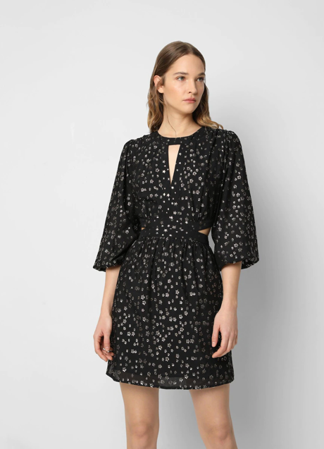 Imagen - Vestido estampado con manga abullonada de Scalpers, 99,90€.