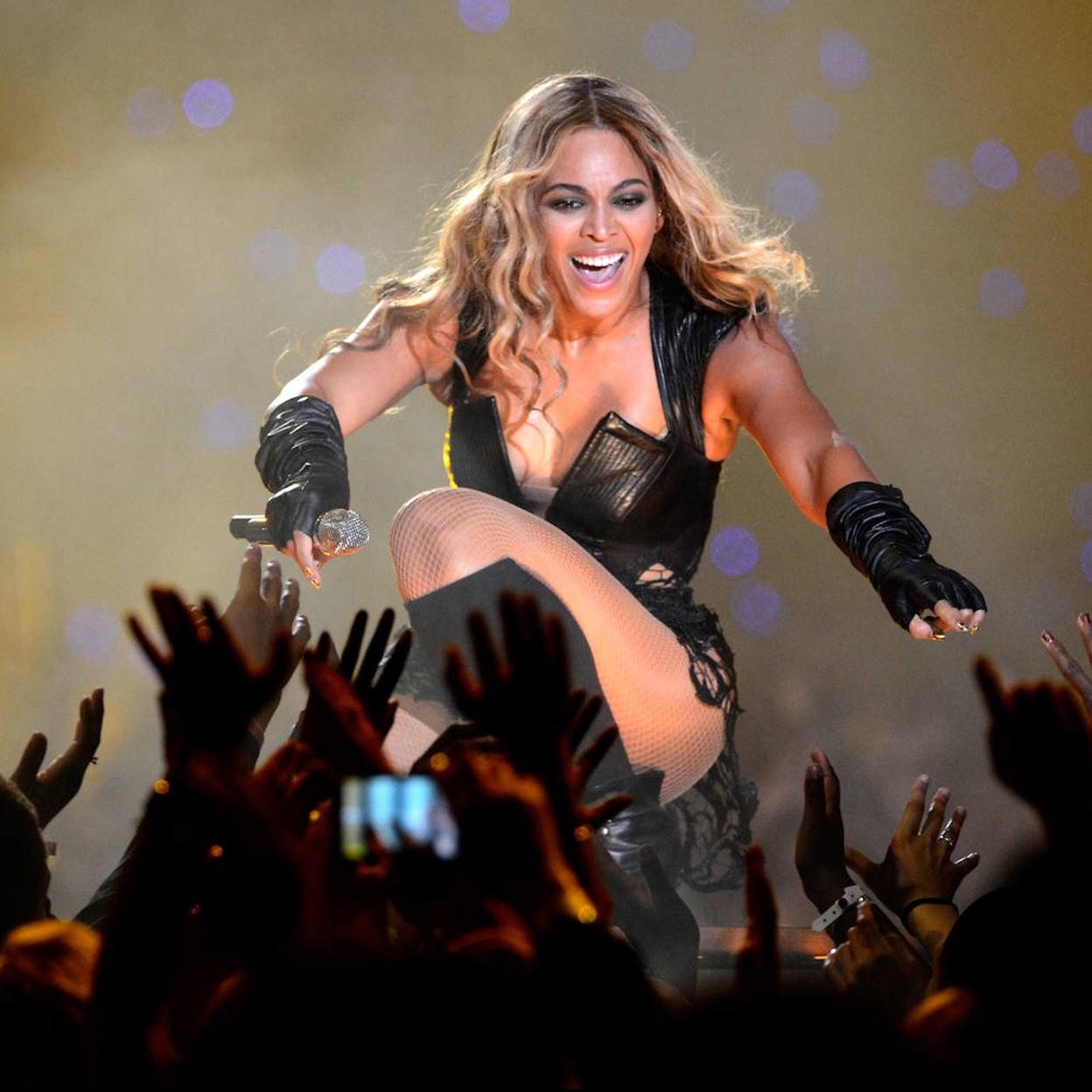 Beyoncé en uno de sus conciertos.