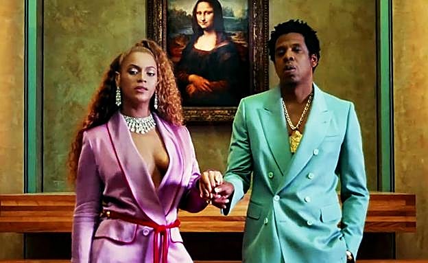 Beyonce y Jay-Z, ante la Gioconda, en el vídeo Apeshit.