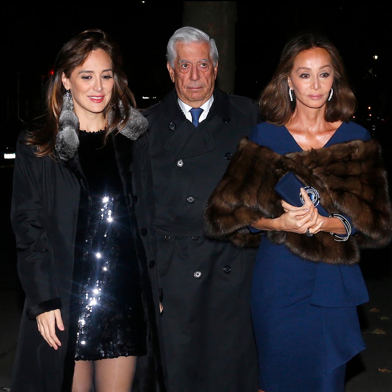 Tamara Falcó, Mario Vargas Llosa e Isabel Preysler.