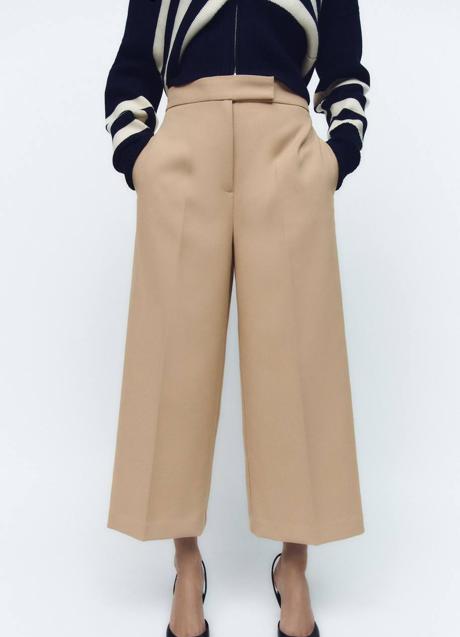 Imagen - Pantalón culotte marrón