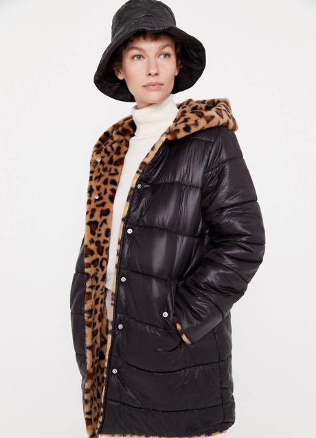 Imagen - Abrigo reversible con estampado animal