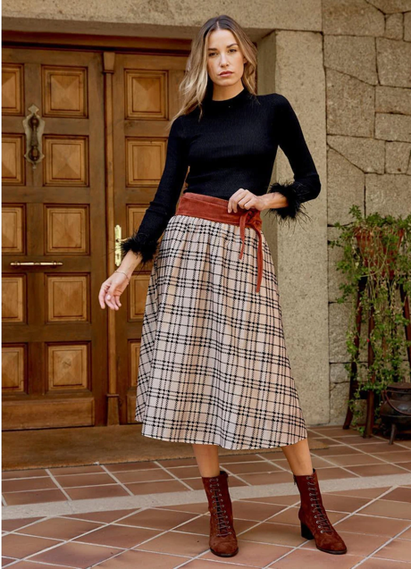 Imagen - Falda midi de Polín et Moi, 49,95€.