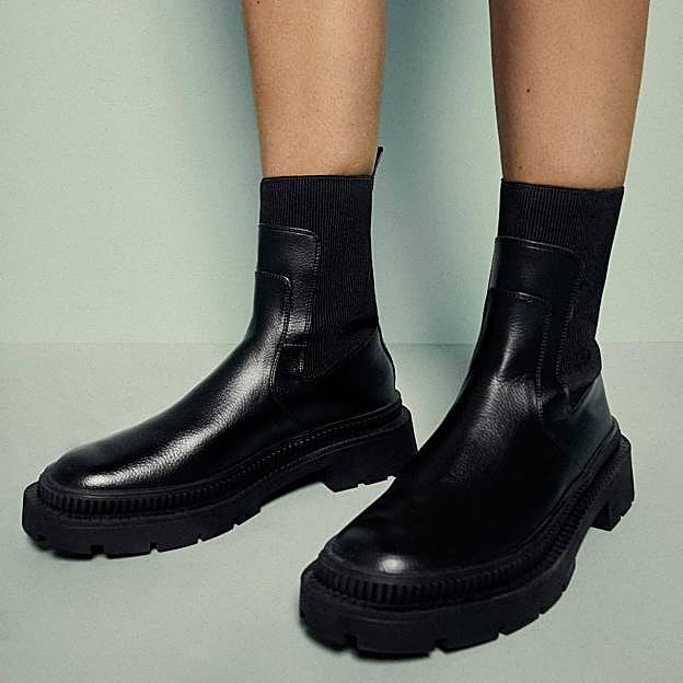 Botines chelsea negros