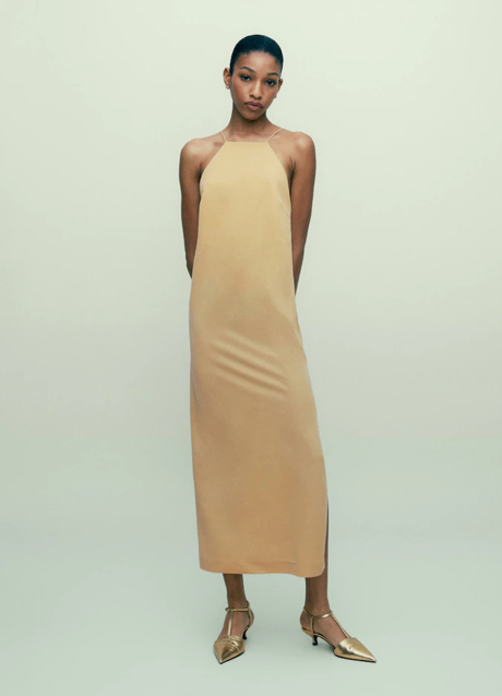 Imagen - Vestido largo cupro, 29,95€ (antes 79,95€).