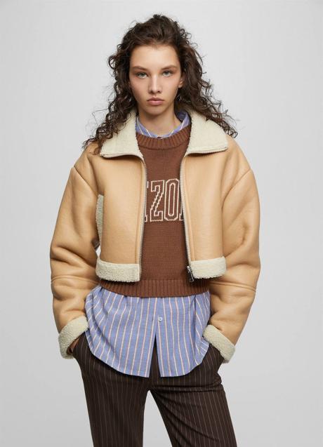 Imagen - Chaqueta cropped tipo doble faz