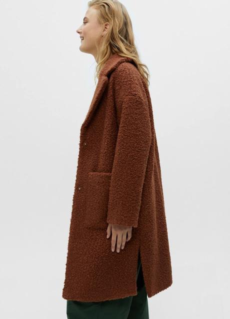 Imagen - Abrigo de borreguillo marrón