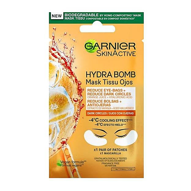 Skin Active Hydra Bomb Mask Tissu Ojos de Garnier