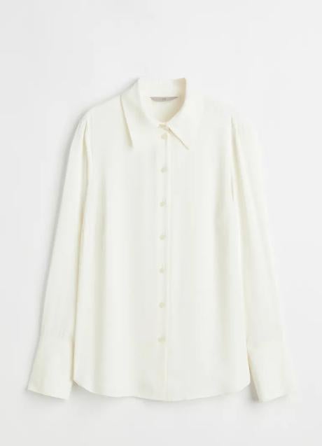 Imagen - Camisa blanca de H&M. Foto: H&M.