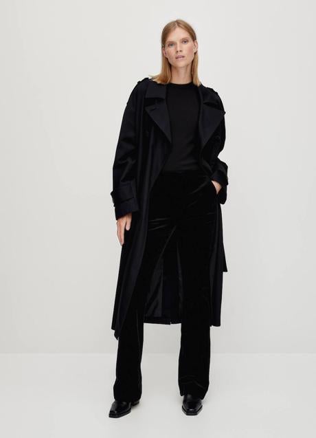 Imagen - Pantalones flare en tejido de pana