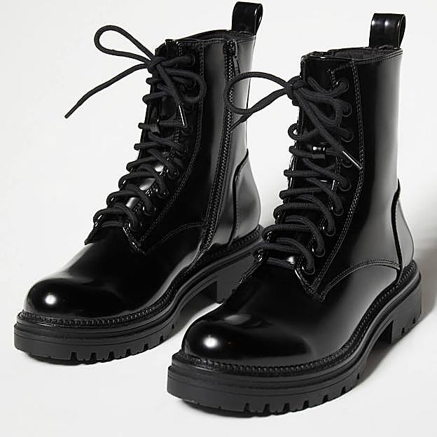 Botas militares color negro