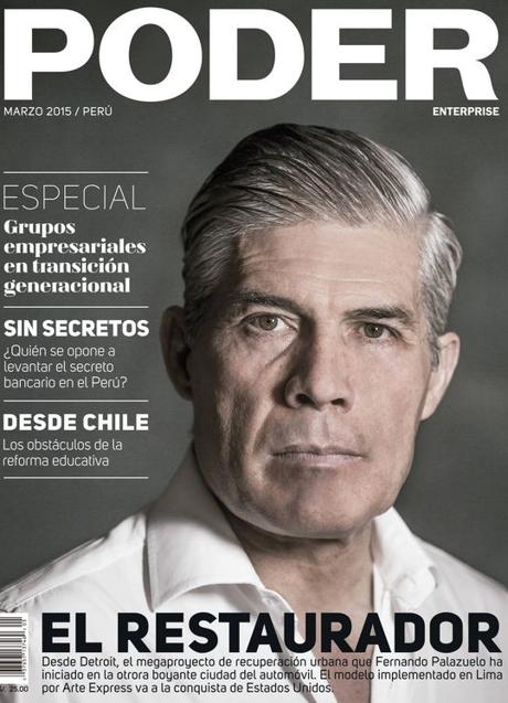 Imagen - Fernando Palazuelo, protagonista de la portada de la revista Poder en Perú (marzo 2015).