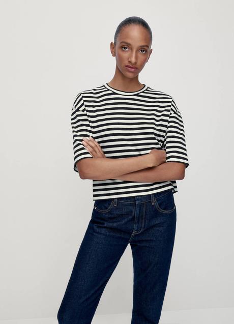 Imagen - Camiseta de rayas con manga corta