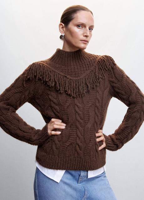 Imagen - Jersey trenzado con flecos