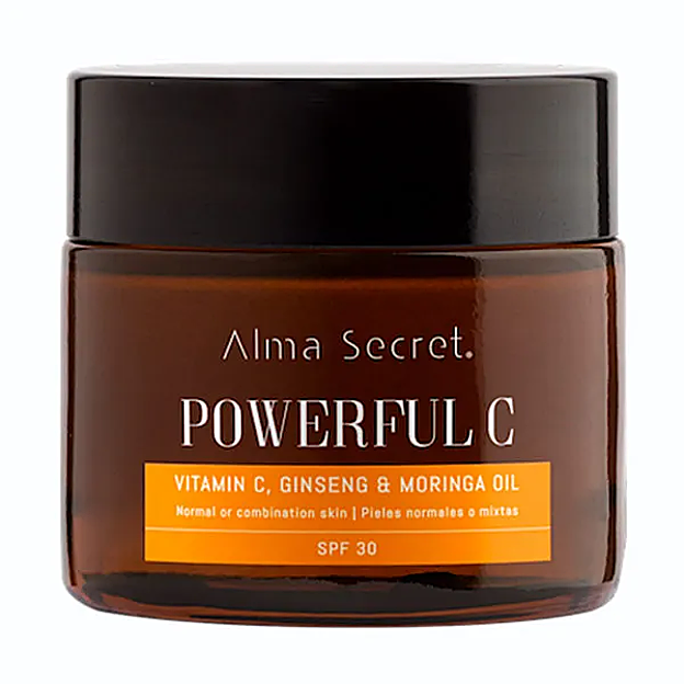 Crema iluminadora antiedad para pieles normales o mixtas de Alma Secret.