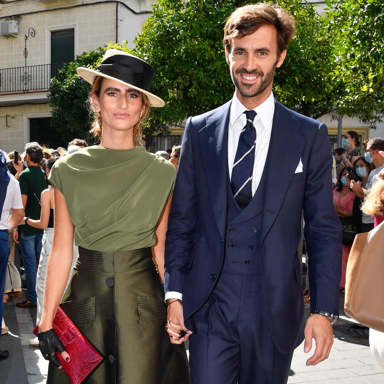 Enrique Solís y su ex pareja Alejandra Domínguez.