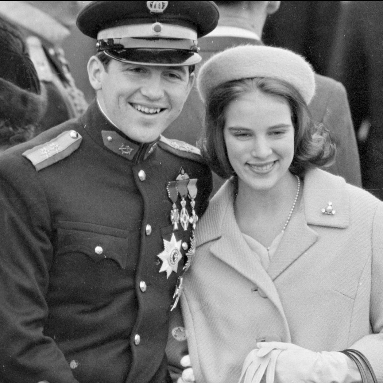 Ana María y Constantino de Grecia, en una imagen de archivo.