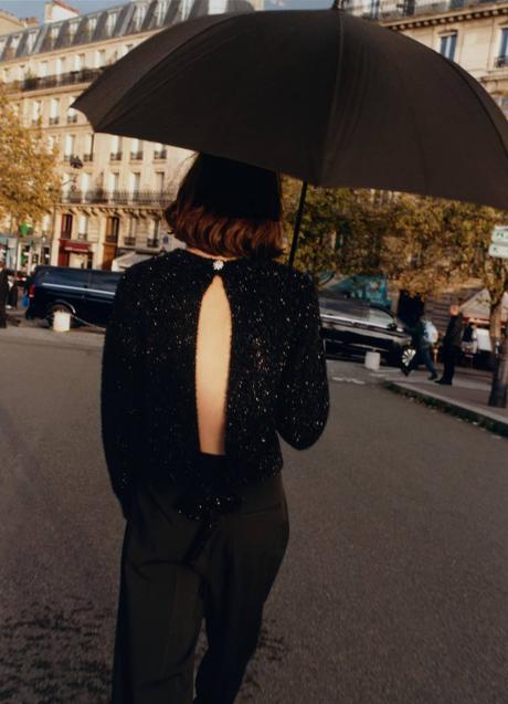 Imagen - Jersey brillante con espalda abierta