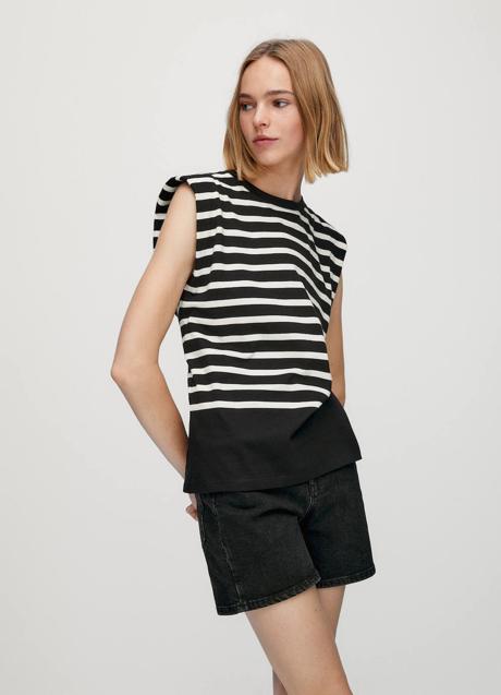 Imagen - Camiseta con estampado de rayas
