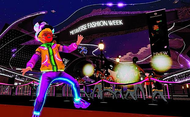 Desfile en el metaverso