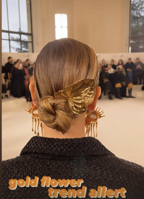 Imagen - Chiara Ferragni con recogido y accesorio flor. Foto: @chiaraferragni.