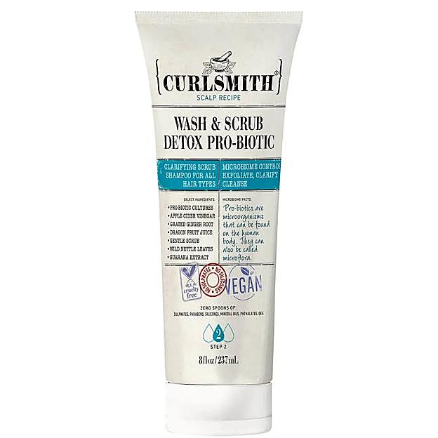 Wash & Scrub Detox Pro-Biotic Shampoo de Curlsmith